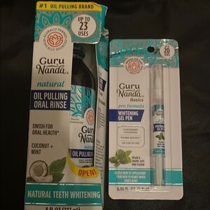 Guru Nanda Oil Pulling Rinse with Whitening Gel Pen